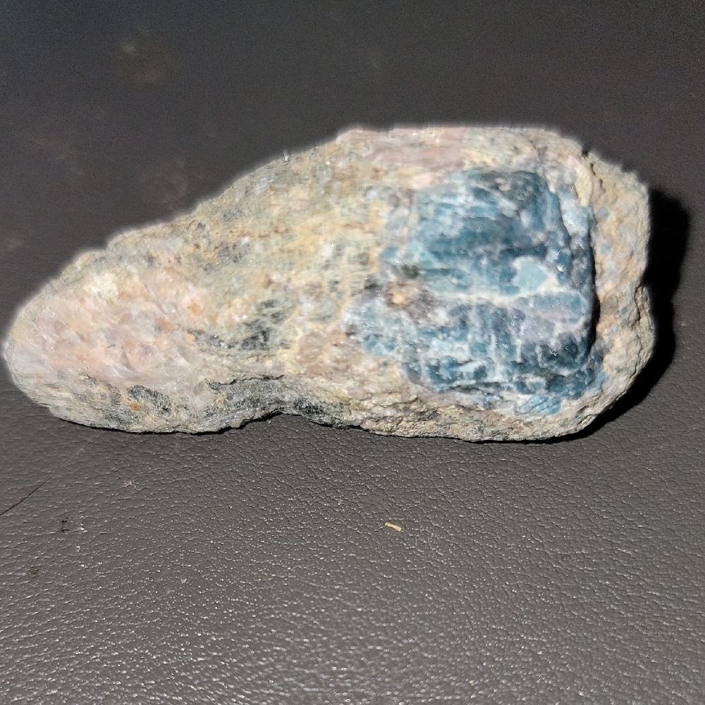 Raw Blue Apatite Chunk